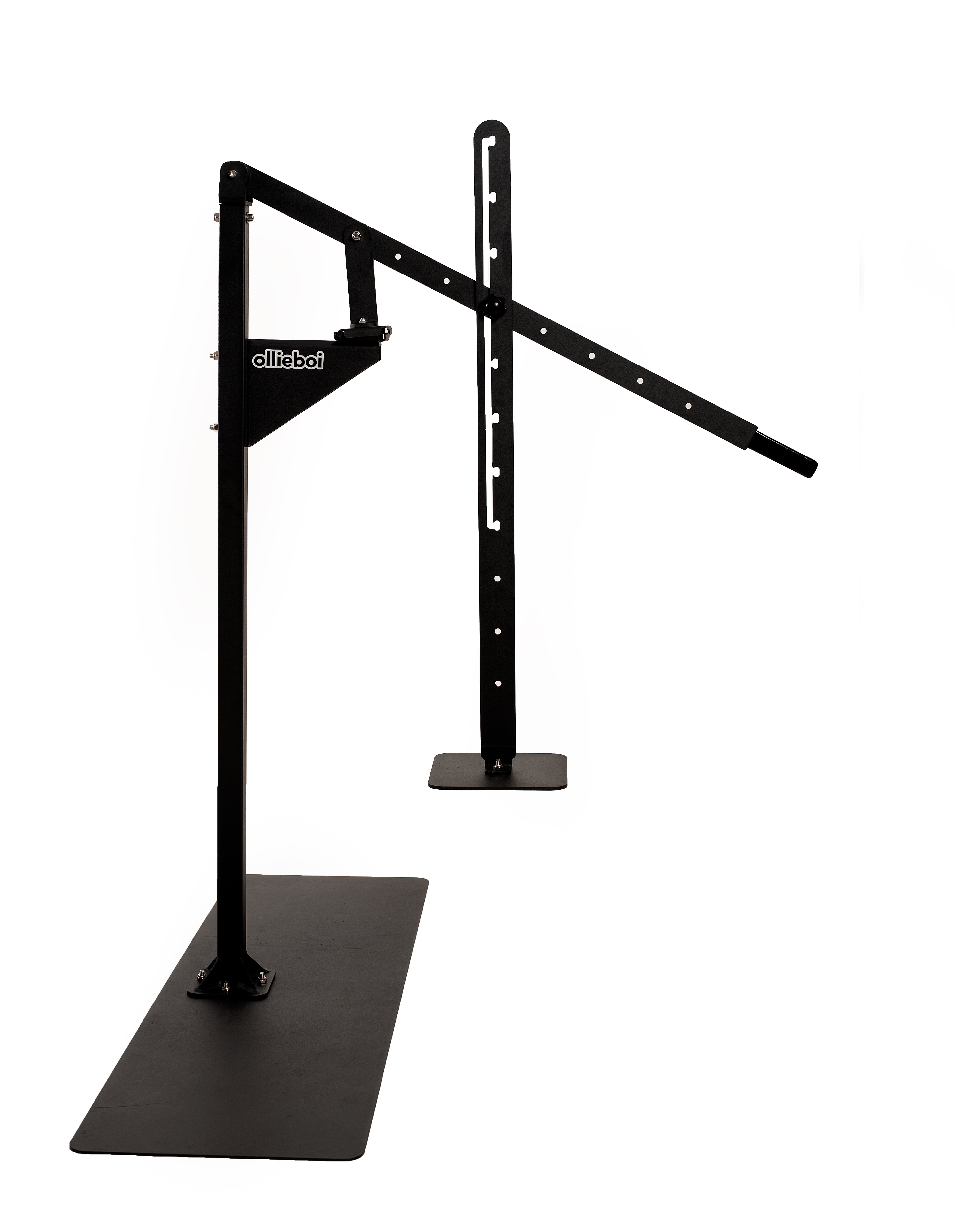 Eco-friendly Manual Outdoor Trash Compactor (patent pending) in a yard, featuring a 3-in-1 adjustable handle for trash and recycling